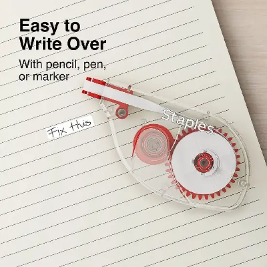 Staples Correction Tape White 10/Pack (ST59820) ST59820-CC image {4}
