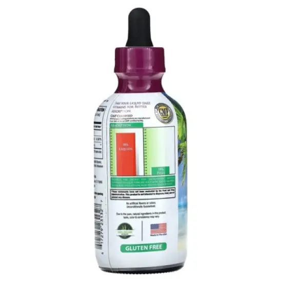 Tropical Oasis Biotin, Maximum Strength, with Aloe Vera, 12,500 mcg, 4 fl oz (120 ml) image {2}