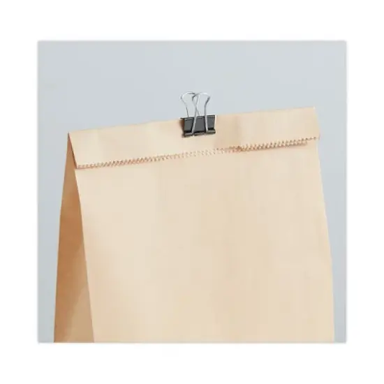 Universal Binder Clips Value Pack, Small, Black/Silver, 36/Box image {5}