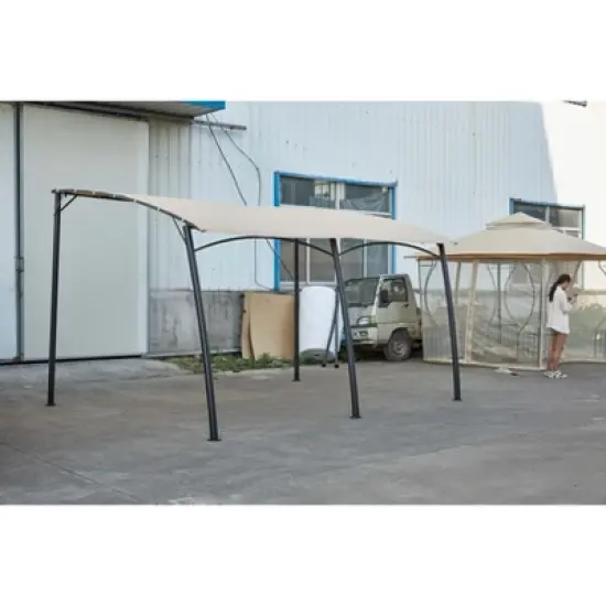 COWLOWN Outdoor Walled Mounted Pergolas on Clearance, Patio Awnings Suitable for Backyard, Porch, Garde image {7}