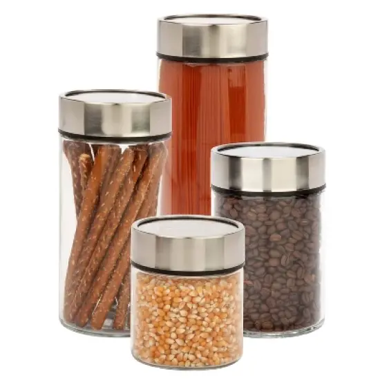 Honey-Can-Do 4pc Date Dial Jar Set image {1}
