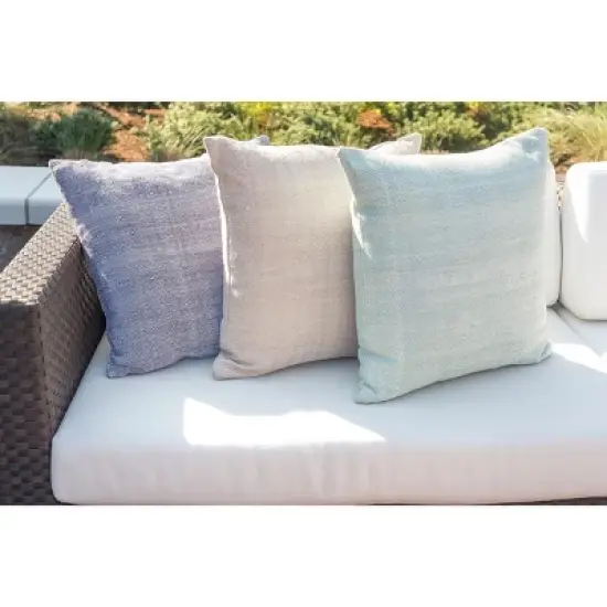 C&F Home 20" x 20" Chambray Dune Indoor / Outdoor Throw Pillow image {2}