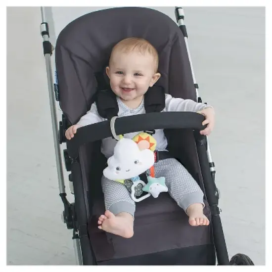 Skip Hop Silver Lining Cloud Jitter Stroller Baby Toy image {1}