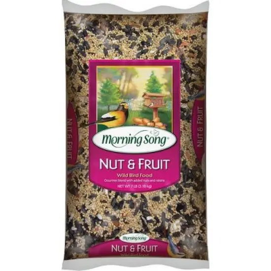 Morning Song 7 Lb. Nut & Fruit Blend Wild Bird Seed image {1}