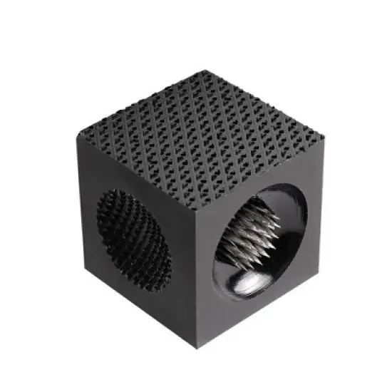 GSE 5-in-1 Pool Cue Tip Cube, Billiard Cue Repair Tool with Scuffer/ Shaper/ Aerator, Multi-Function Cue Maintenance (Black/Blue) image {9}