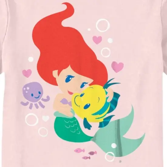 Toddler's The Little Mermaid Ariel Flounder Hug T-Shirt image {1}