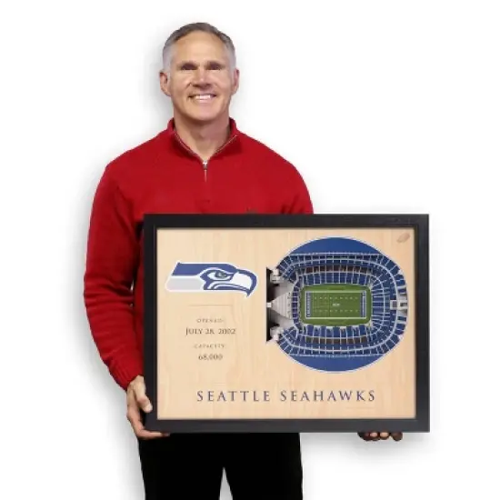 NFL Seattle Seahawks 25-Layer StadiumViews 3D Wall Art image {3}