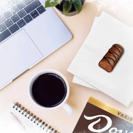 DOVE Minis Frozen Ice Cream Bars Variety Mix Vanilla and Chocolate Ice Cream With Milk Chocolate - 10ct/7.5 fl oz image {5}