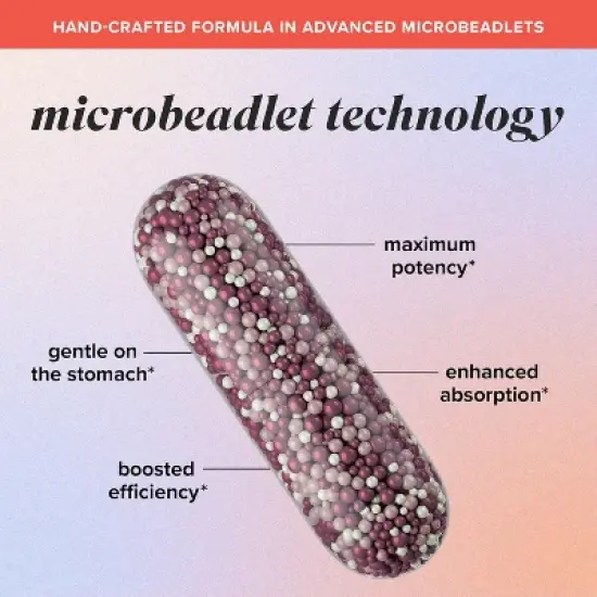 PMS Support Supplement for Women,  Microbeadlets for PMS Relief, Hormonal Acne, Hormone Balance & Period Relief, SMNutrition, 30ct image {4}