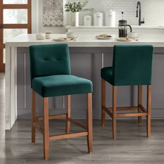 24" Set of 2 Crawford Counter Height Barstools - Buylateral image {1}