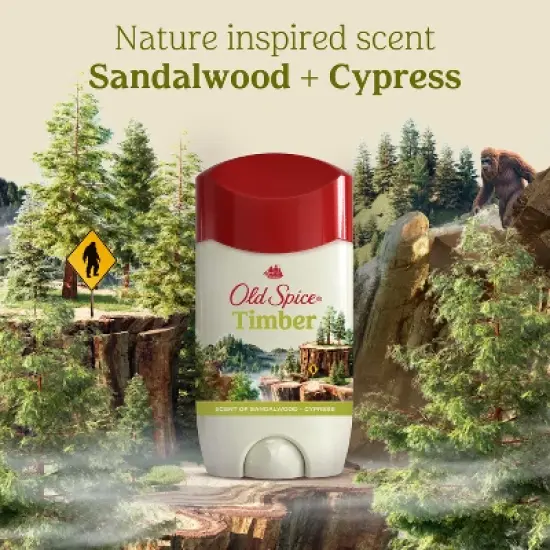 Old Spice Men's Timber with Sandalwood Antiperspirant Deodorant - 2.6oz image {5}