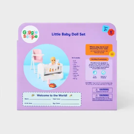 8" Little Baby Doll Set - Gigglescape&trade; image {3}