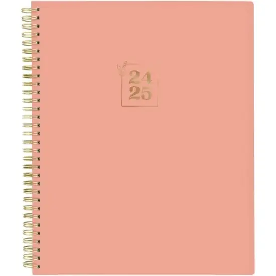 Pen+Pillar for Cambridge 2024-25 Weekly/Monthly Planner 11"x9.375" Solid Pink: Agenda, Calendar, Twin-Wire Binding, Tabs image {8}