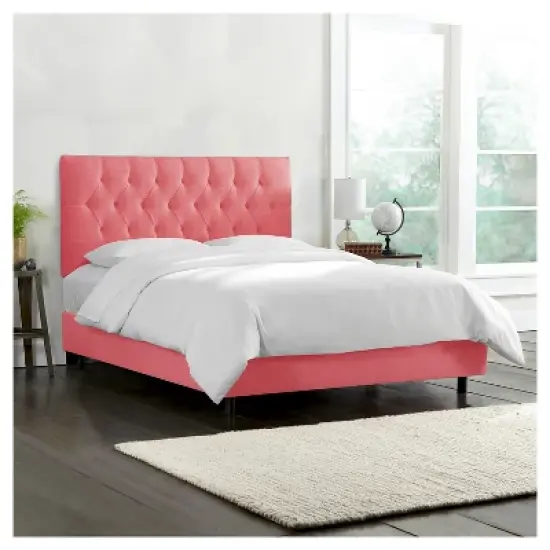 Edwardian Tufted Upholstered Bed - Cloth & Company image {1}