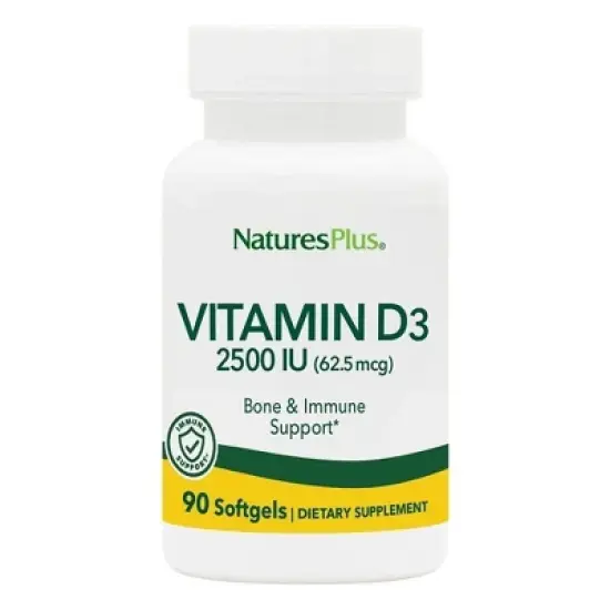 Vitamin D 2500 IU by Nature's Plus  -  90 Softgel image {2}