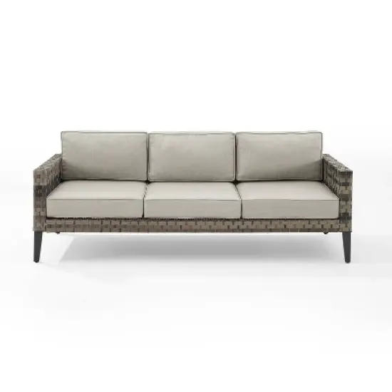 Prescott Outdoor Wicker Sofa - Crosley
 image {5}