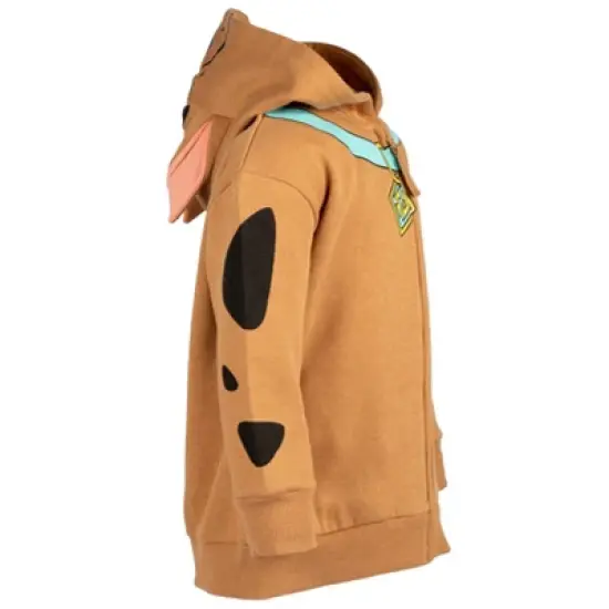 Scooby-Doo Scooby Doo Fleece Zip-Up Hoodie Brown  image {2}