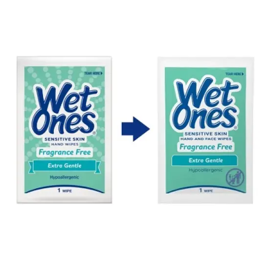 Wet Ones Sensitive Hand Wipes - Unscented - 24ct image {7}