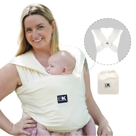 Baby K'tan Pre-Wrapped Ready To Wear Baby Carrier: Natural Organic Cotton image {5}