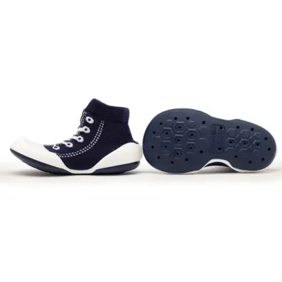 Komuello Toddler First Walk Sock Shoes - Sneakers Navy image {3}
