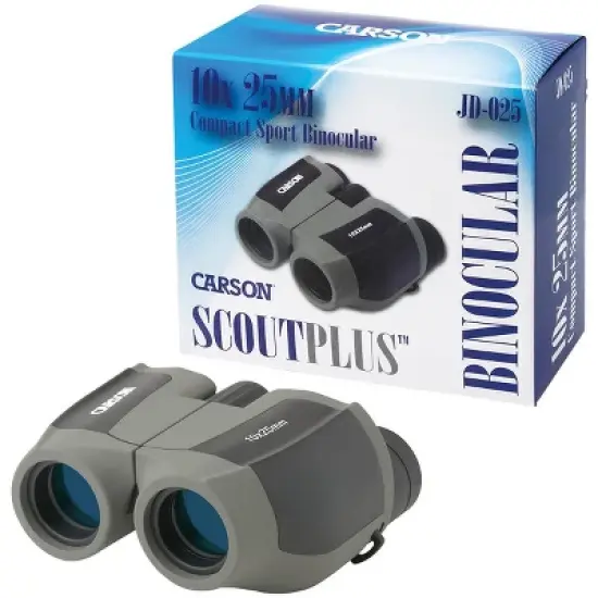 CARSON ScoutPlus 10x 25mm Compact Porro Prism Binoculars image {3}