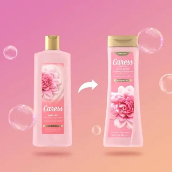 Caress Body Wash - Orange Blossom/Peach Scent - 20 fl oz image {4}