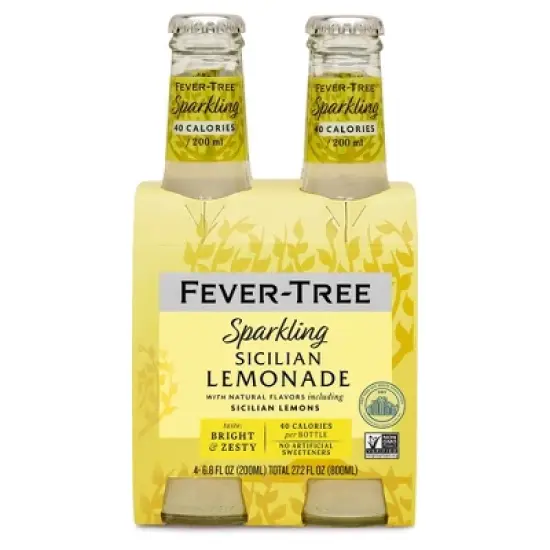 Fever-Tree Sparkling Sicilian Lemonade - 4pk/800ml Bottles image {6}