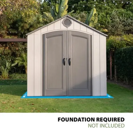 Lifetime Rough Cut Outdoor Storage Shed image {2}