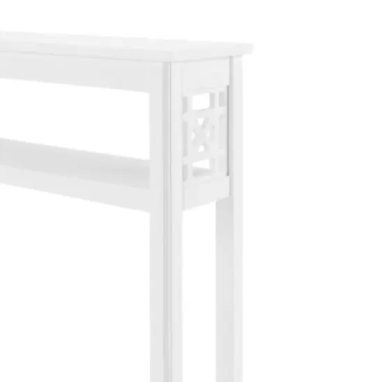 27"x44" Derby Over Toilet Open Storage Shelf White - Alaterre Furniture image {5}