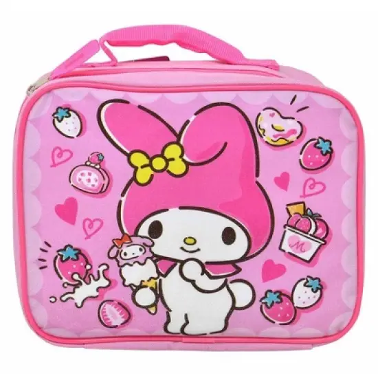 Sanrio My Melody, Insulated Pink Strawberry Lunch Bag ages 3+ image {2}
