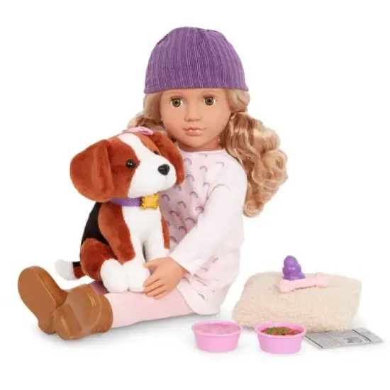 Our Generation Ember & Elsie 18" Doll & Pet Set image {3}