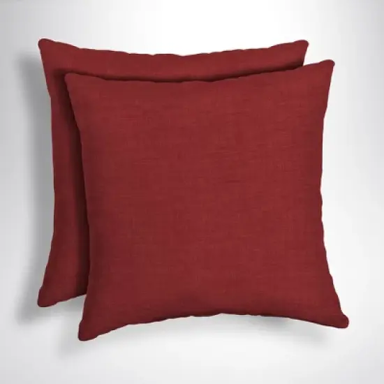 2pk 16"x16" Arden Outdoor Square Throw Pillow image {9}