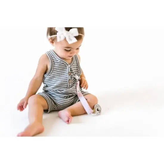 Copper Pearl Bloom Binky Pacifier Clip Set - 3ct image {5}