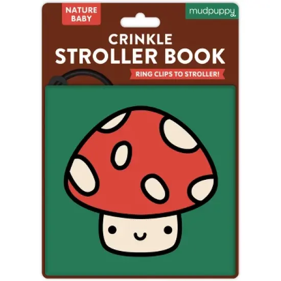 Nature Baby Crinkle Fabric Stroller Book - by  Mudpuppy (Bath Book) image {1}