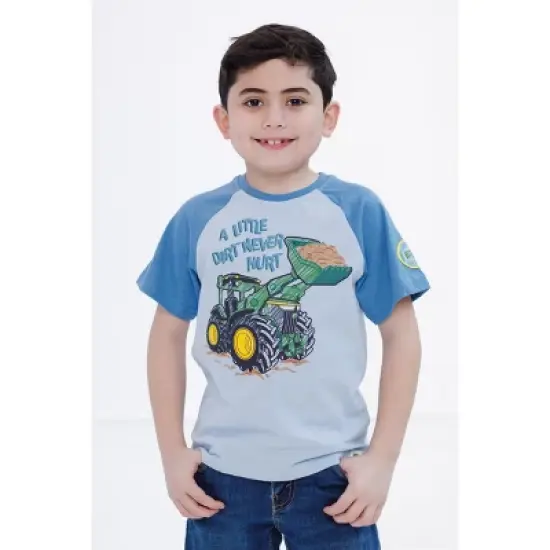 John Deere Construction Tractor T-Shirt Toddler image {1}