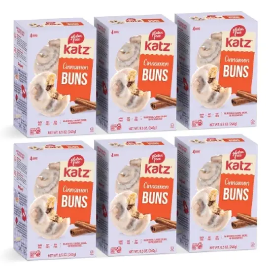 Katz Gluten Free Cinnamon Buns - 6 Pack image {4}