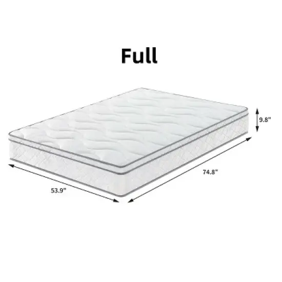 Rbied Memory Foam Mattress, 10 Inch Hybrid Mattress with Gel Memory Foam, Dust-proof and Anti-allergic Safety Material image {11}