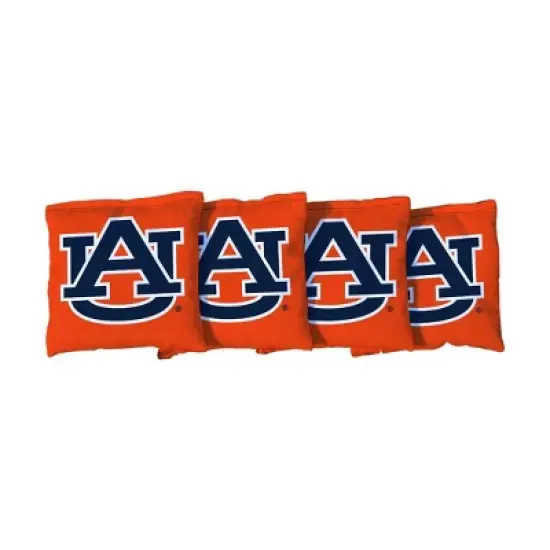 NCAA Auburn Tigers Corn-Filled Cornhole Bags Orange - 4pk image {1}