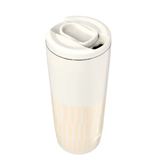 Zak Designs 20 fl oz Stainless Steel Vacuum Serenity Tumbler with Slide Lid image {3}