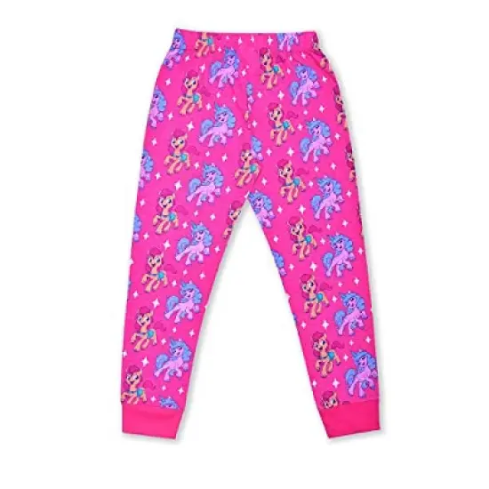 Girl's My Little Pony Coordinates, Graphic Printed Long Sleeve Tee and Jog Pants Set for kids image {2}
