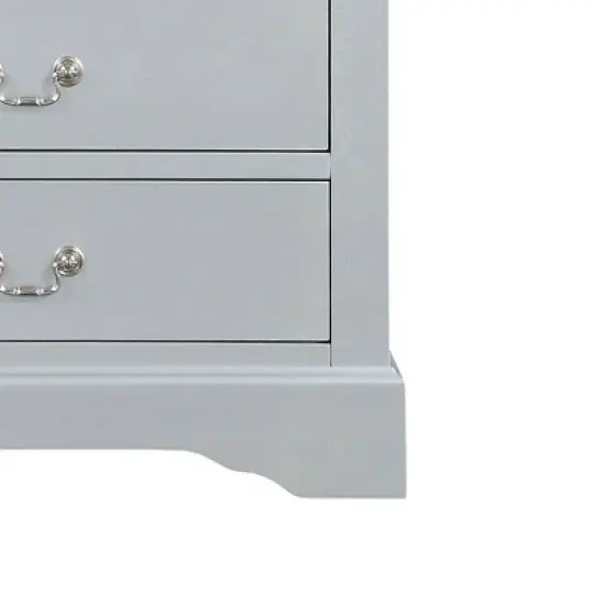 Acme Furniture Louis Philippe Dressers Platinum Finish image {5}