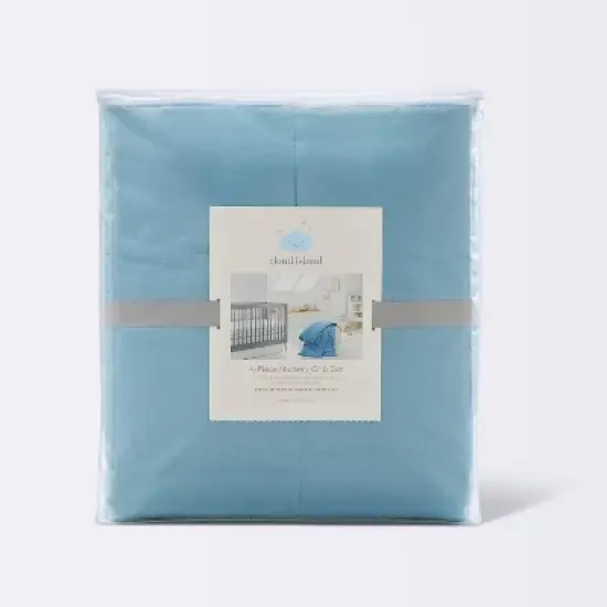 Crib Bedding Set - Blue - 4pc - Cloud Island&trade; image {5}