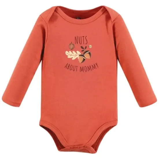 Hudson Baby Unisex Baby Cotton Long-Sleeve Bodysuits, Hello Fall image {5}