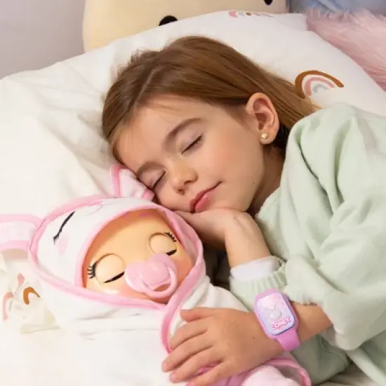 Cry Babies Newborn Coney Interactive Baby Doll with 20+ Baby Sounds and Interactive Bracelet image {7}