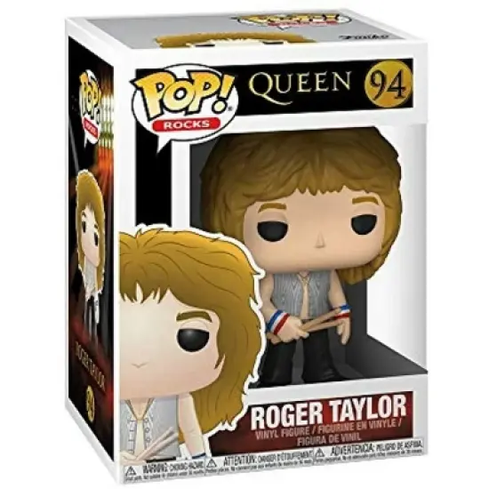 Funko  Pop Rocks: Queen Roger Taylor image {2}