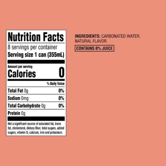 Strawberry Mango Sparkling Water - 8pk/12 fl oz Cans - Good & Gather&trade; image {4}