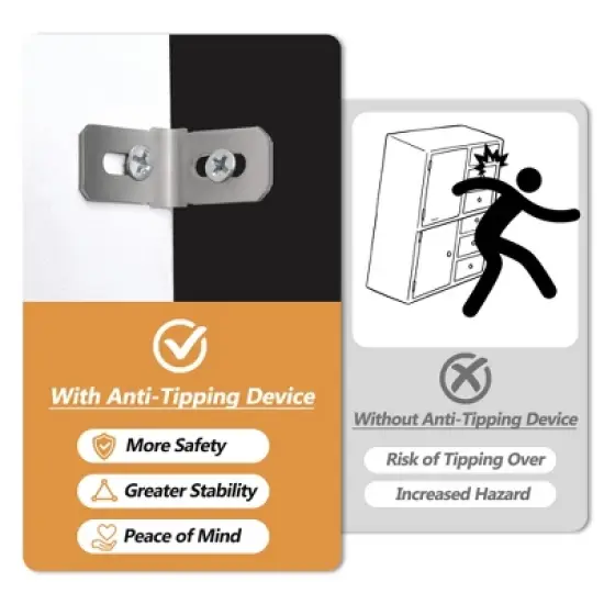 CLIHOME Farmhouse Storage Cabinet, Modern Kitchen Pantry Cabinet with Adjustable Shelves, 5 Tier Bookshelf with Drawer image {8}