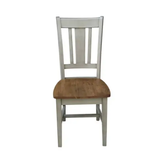 Set of 2 San Remo Splatback Chairs - International Concepts image {1}