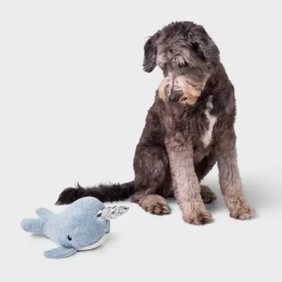 Narwhal Dog Plush Toy - Boots & Barkley&trade; image {2}