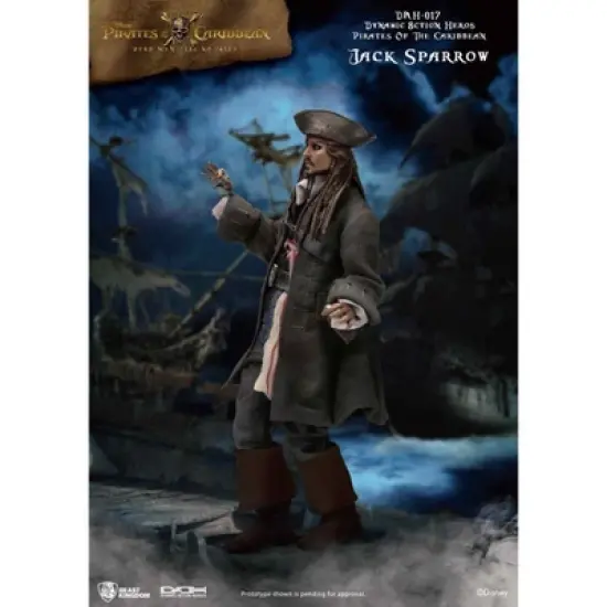 Disney Pirates of the Caribbean: Cap Jack Sparrow (Dynamic 8ction Hero) image {3}